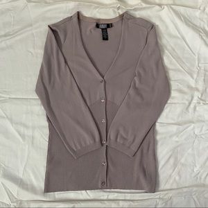 LAUNDRY Lilac 3/4 Sleeve Cardigan